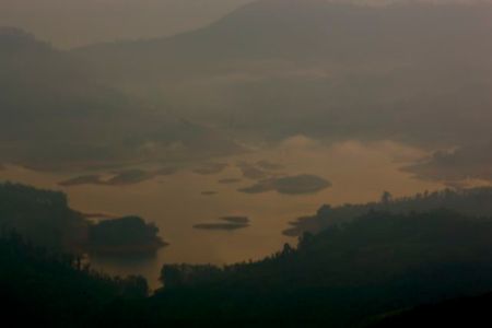 view from adam's peak