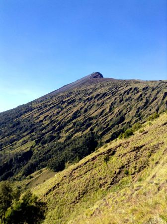 Mt Rinjani , le sommet