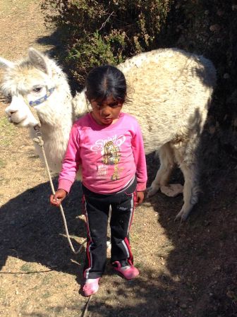 petite habitante de l'île